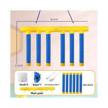 (Blue) Children’s Hand-Eye Coordination Toy: Balance Beam Game to Challenge Reflexes – Sensory Toy for Children