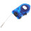 Lucchetto per sci e snowboard, antifurto, protezione di sicurezza compatta, blu, 1 set 4