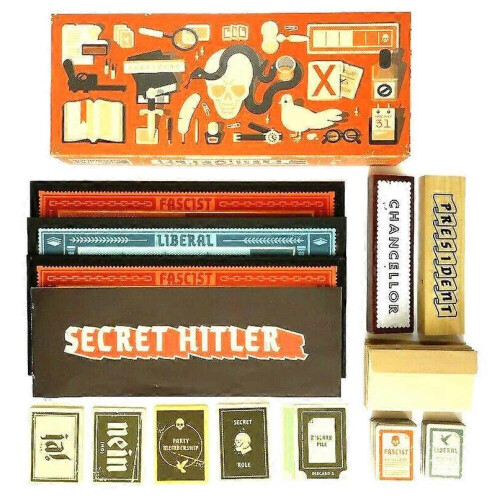 Παιχνίδι με κάρτες Secret Hitler Long (Ειδική Προσφορά) - Για Ενήλικες 5-10 Παίκτες-LP- 1