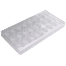 Muschel Form Hart Schokoladen Form 3D See Shell Polycarbonat Klar Eis Jelly Süßigkeiten Mold