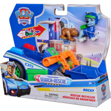 Paw Patrol Search & Rescue, Rocky Rescue Recycler Vehicle with 2 Figures
