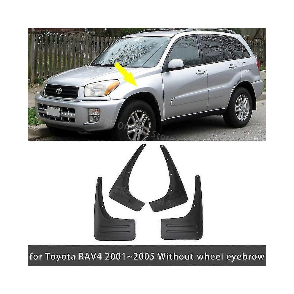 (No Wheel Eyebrow) 4Pcs Car Mudguards For Toyota Rav4 Rav 4 Xa20 2001 2002 2003 2004 2005 Car Mud Flaps Splash Guard Fr 7624176660740