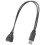 USB Splitter Kabel, USB 2.0 ein Stecker auf Zwei USB Buchsen Y Splitter Lade Kabel 1