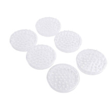 Teppichschutzkappen mit Spikes, Möbelrollen-Untersetzer, runde Teppichschoner, rutschfeste Teppichschoner, schützen Teppiche vor Dellen, geeignet