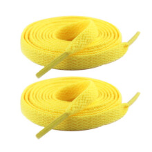 Cordones planos de tejido apretado, de poliéster de primera calidad, ideales para zapatillas deportivas, con ajuste versátil y materiales duraderos