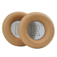 (Khaki, Style A) B&O Beoplay HX/H7/H9/H9i Sheepskin Memory Foam Ear Pads, Noise Isolating & Enhanced Bass