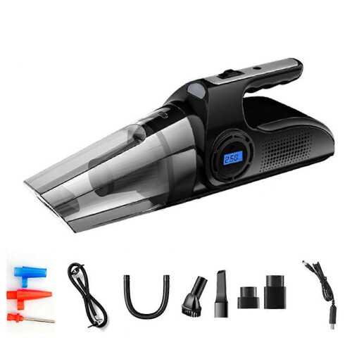 5000PA Wireless Handheld Car Vacuum Cleaner with Inflatable Lighting Digital Display