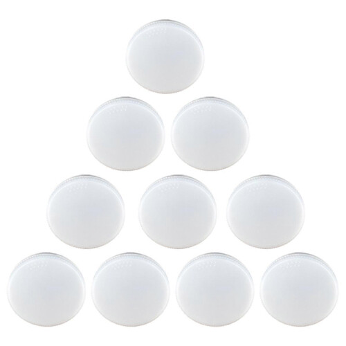 10PC 9W GX53 LED Flush Mount Ceiling Light, Energy Efficient Easy Install for Cabinets Ceilings, Type C