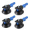4 ventosas côncavas de 75 mm (3 polegadas) para bomba de vácuo manual de alta resistência com pino roscado M6 1