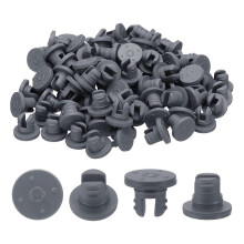 Bouchons en caoutchouc pour flacons de 7,5 mm (0,3 pouce), 200 pièces, bouchons à deux pattes en caoutchouc butyle auto-cicatrisants pour injections