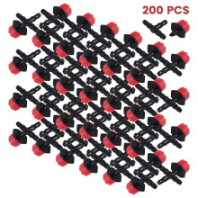 200 Adjustable Irrigation Drippers with Drip Irrigation Kit for Garden Watering Fitting