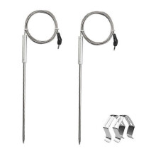 2 Pack Meat Probe Replacement for Thermopro Thermometers TP20 TP17 TP16 TP08S TP07 TP06,with 2 BBQ P