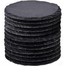 Beverage Coaster, 4Inch Round Bulk Coaster Set with Scratch Bottom for Bar Kitchen Families