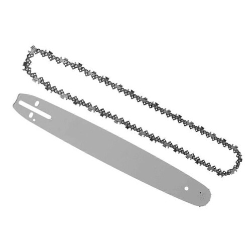 Barra guia de 18 polegadas para motosserra com 1 corrente para motosserras Tarus de 62cc, 58cc, 52cc, 4500 e 5200 cilindradas. Suporte C.