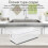 2 Pcs Refrigerator Organizer Bins, Clear Stackable Plastic Food Storage Rack with Handles for Pantry 5
