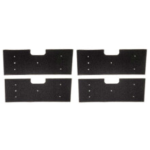 Kit com 4 filtros de fiapos WH01X35719 - para lavadora e secadora combinadas - laváveis à mão e reutilizáveis - para os modelos: PF