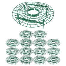 Paquete de 15 soportes para plantas de fresa, estante de soporte para cultivo de fresas, evita la pudrición, marco para cultivo de fresas