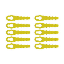 Conjunto de 10 peças de plástico para cabeças de lâmina dupla serrilhadas - Adequado para Rac155 e Rac157-Rac158 Edge Tr