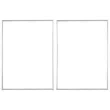2 Picture Frames, A4 Silver Picture Frames, with Unbreakable s, Picture Frames for Family Photos, 21