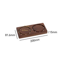Tigela para Pó de Café de Madeira Maciça de 58mm, Prateleira de Armazenamento Magnética para Montagem na Parede, Suporte para Filtro de Café B