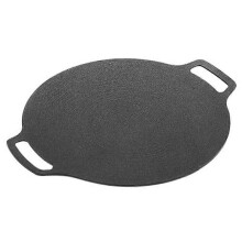 38Cm Thick Cast Iron Frying Pan Flat Pancake Griddle Non-Stick Bbq Grill Induction Cooker Open Flame