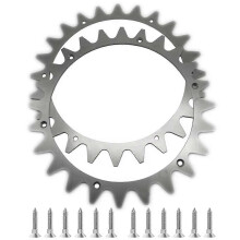 225 mm antislip-tractiewielen voor Landroid L-modellen, robotmaaiers met spikes voor extra grip.