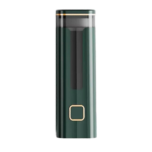Green Wall-Mounted Perforation-Free Automatic Cup Extractor, Water Cup Shelf Storage Holder