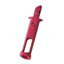 2 in 1 Anti-Scald Hot Dish Gripper Clip, Non-Slip Plate Bowl Retriever Tongs, White & Red