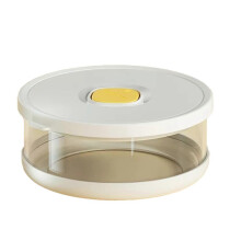 Pote de vidro hermético de 750ml, recipiente portátil para armazenamento de alimentos na cozinha, geladeira e freezer. Ideal para...