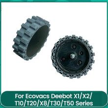 2 kpl vetopyöriä Ecovacs Deebot X1/X2/T10/T20/X8/T30/T50 -sarjan pölynimuritarvikkeille