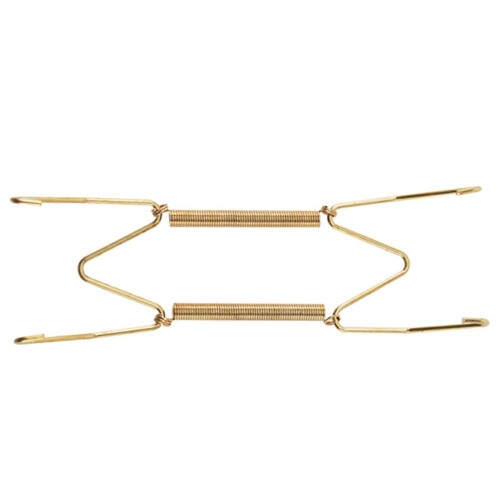 Conjunto de 20 Suportes de Parede para Pratos de 15 cm (6 Polegadas) em Arame de Latão com 20 Ganchos de Parede 1