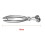 2 PCS Silver Metal Cherry Pitter Olive Pit Easy Remover Hand Removal Core Tool Kitchen Fruit Vegetab 2