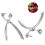 2 PCS Silver Metal Cherry Pitter Olive Pit Easy Remover Hand Removal Core Tool Kitchen Fruit Vegetab 4