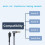 Audio Cable Flexible Stereo Gaming Headset Cord Replacement for  Arctis 3/5/7 Pro Gaming Headset 4