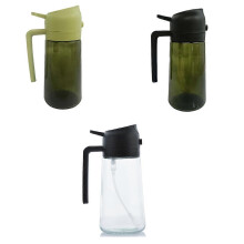 2 in 1 Glass Oil Sprayer Olive Oil Dispenser Glaze Proof Oil Sprayer Grilling Tools for Cooking, Sal