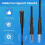 3.5mm Universal 2 in 1 Gaming Headset Audio- Extend Cable for HyperX Cloud II/Alpha-/Cloud Flight/Core Headphone 2