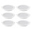 6PCS 12W LED Recessed Round Ceiling Downlight, Indoor Bedroom Decorative Lighting, White Light 1