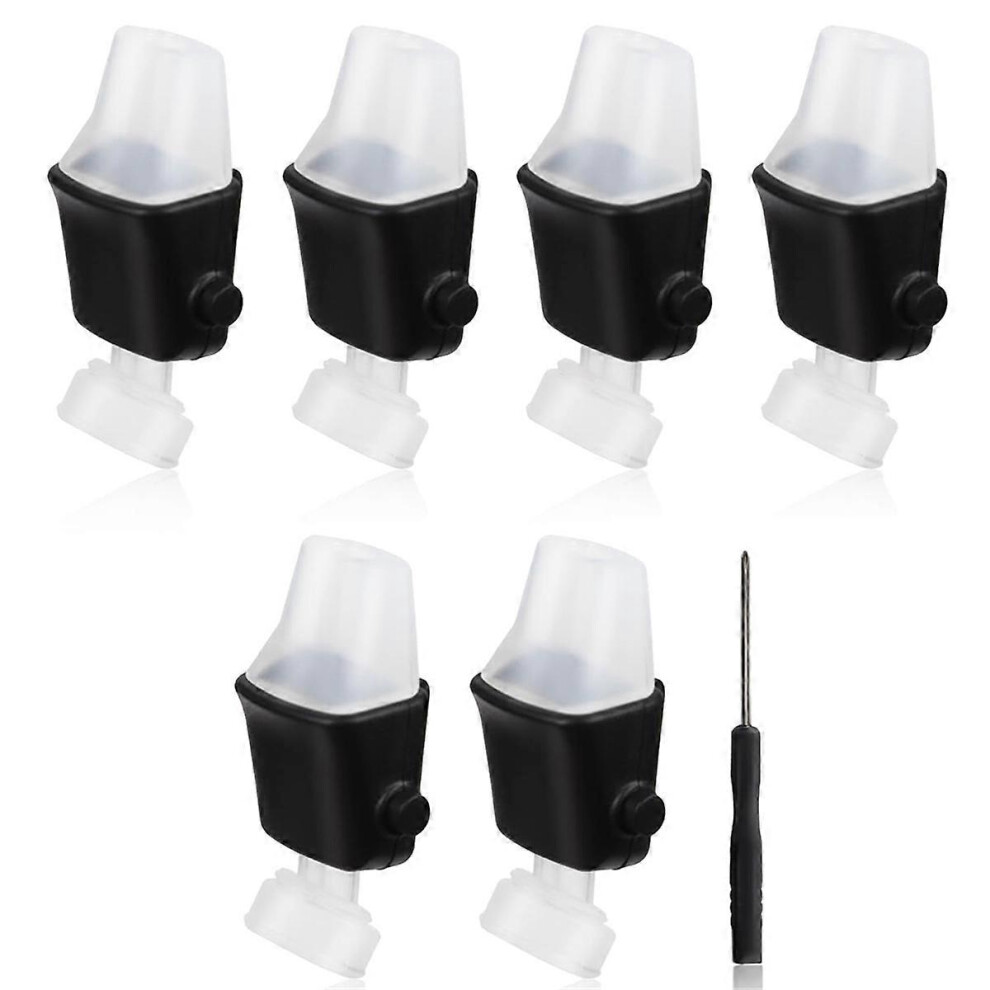 6pcs Replacement Spout for Contigo,Soft Lids Replacement Parts Silicone Mouthpiece for Contigo Aubre