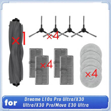 13 kpl Dreame L10s Pro Ultra Heat/X30 Ultra/X30 Pro/Mova E30 Ultra -robotti-imuriin ja -lakaisijaan