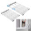 2 Pcs School Locker Shelf Organizer - Adjustable Locker Divider Mate Easy to Install for Extending L 1