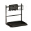 2-Tier Black Cup Holder for Cup Storage and Draining Kitchen Supplies Rack 1