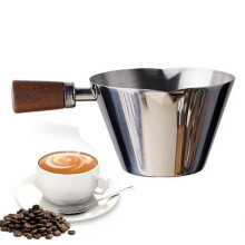 Tazza dosatrice in acciaio inox da 90 ml, tazzine da caffè espresso, piccola brocca per caffè e latte, tazza da espresso.