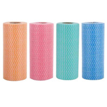 4 Roll of 200 Cleaning Cloth,Reusable Kitchen Towel,Tableware Cloth,Non-Woven Cloth,Multi