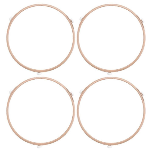 4Pack Microwave Roller Ring Microwave Oven Turntable Ring Plate Tray Support Ring for Glass Plate Tr