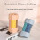4pcs Portable Silicone Leak Proof Bottle Set - Refillable, Squeezable Liquid Containers for Lotion 3