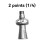1PC 1/4 Thread Shape Venturi Spray Nozzle Mixed Flow Stir Beat Up Electrophoretic Pool Plastic Sprin 2