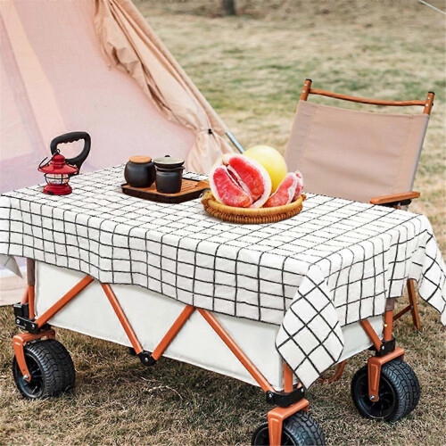 Tablecloth Rectangular Thickened Camping Tablecloth Waterproof and Oil-Proof Picnic Mat 2