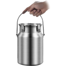 304 Stainless Steel Milk Canister With Sealed Lid Single Handle 3L/5L