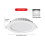 6PCS 12W LED Recessed Round Ceiling Downlight, Indoor Bedroom Decorative Lighting, White Light 2