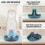2pcs Silicone Drain Ice Cup Drying Rack Bottle Glass Drain Rack Shelf 5